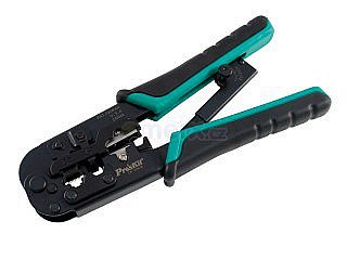 Krimpovací kleště pro konektory RJ11, RJ12 a RJ45 PROSKIT CP-376TR (CP-376TR)