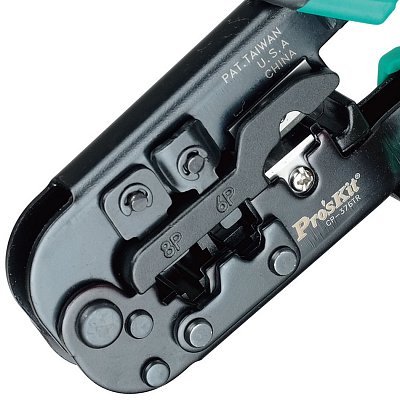 Krimpovací kleště pro konektory RJ11, RJ12 a RJ45 CP-376TR (CP-376TR)