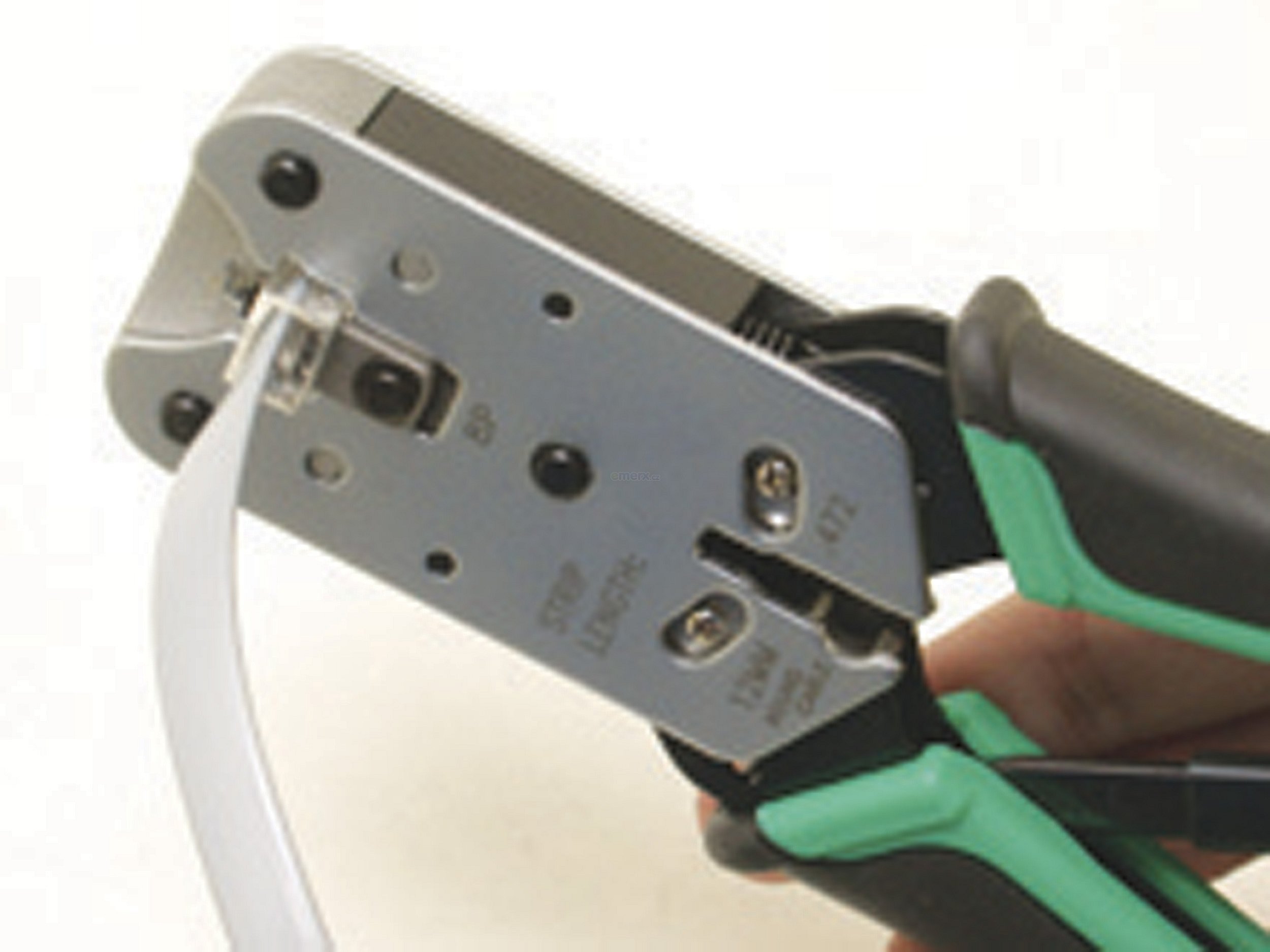 Krimpovací kleště pro konektory RJ45 195mm CP-376VR (CP-376VR)