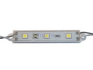 LED modul vodotěsný 3x LED, bílá, 92x14mm, IP65 (YJ-MK-F2B88X14-3W )