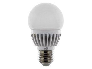LED žárovka E27, 4,5W, 230VAC, neutrální bílá 4200K, kulatá, 250lm LAL1D2B (LAL1D2B)