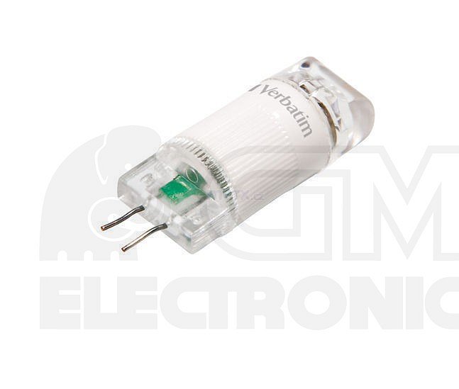LED žárovka Verbatim PIN 1W- G4 Teple bílá (52143)
