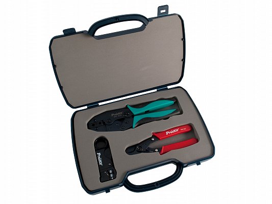 Sada nářadí pro krimpování koaxiálních kabelů 6PK-3010 (6PK-3010)