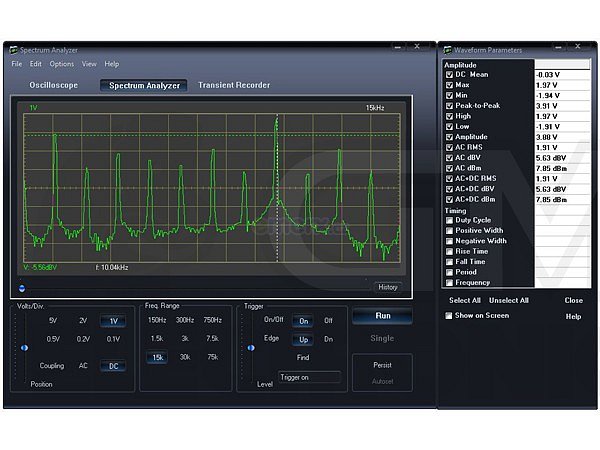 Stavebnice Velleman EDU09 - PC Osciloskop