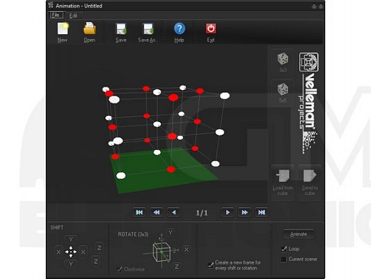 Stavebnice Velleman MK193 - 3D LED kostka 3x3x3