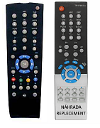 Grundig TP170C náhradní dálkový ovladač se stejným popisem
