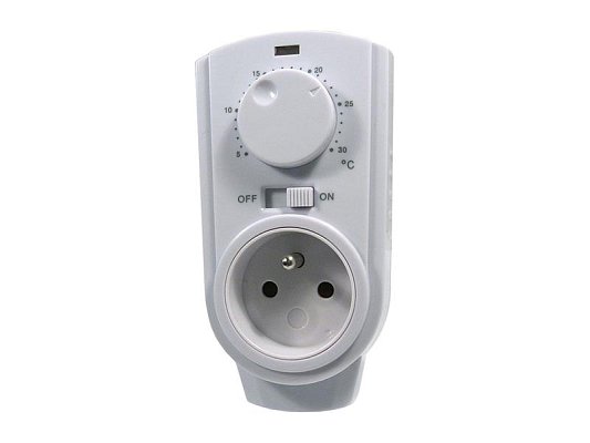 Zásuvkový termostat TH-926T analogový
