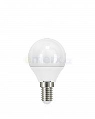 LED žárovka E14, 3,4W, 230VAC, teplá bílá 2700K, kulatá, 250lm (LZV-010)