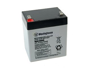 Olověný akumulátor Westinghouse WA1250 12V/5Ah 6,3mm