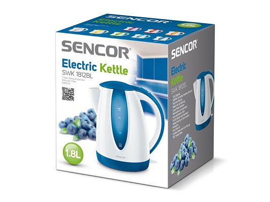 Konvice rychlovarná SENCOR SWK 1812BL White/Blue