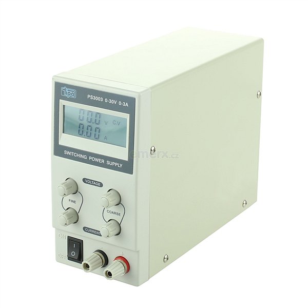 Zdroj laboratorní GETI GLPS 3003 0-30V/ 0-3A