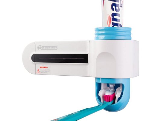 Dávkovač pasty a sterilizér zubních kartáčků HELPMATION GFS-302