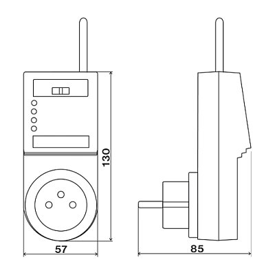 Termostat ELEKTROBOCK BPT21 bezdrátový