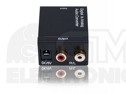 AUDIO converter Coax/Toslink na L/R (PETDTA)