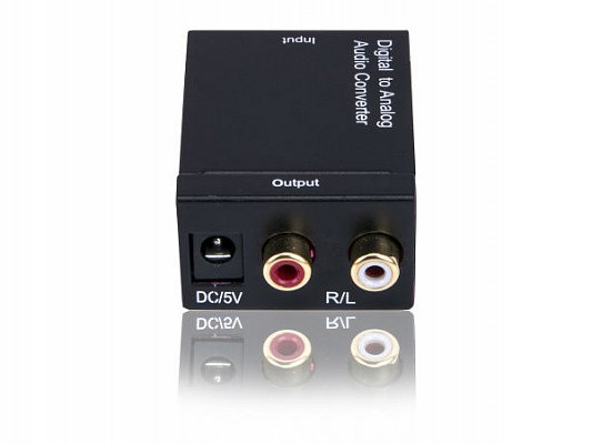 Elektronický převodník AUDIO converter Coax/Toslink na L/R (PETDTA)