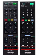 Sony RM-ED054 originální dálkový ovladač byl nahrazen RM-ED062