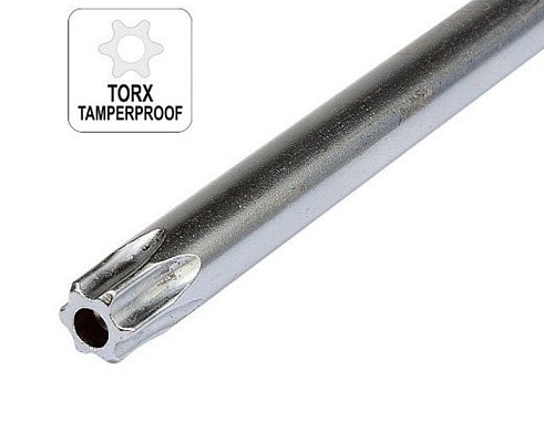 Šroubovák T TORX T27 s otvorem  YATO YT-05607