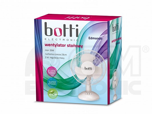 Stolní ventilátor 23cm USMN-602 BOTTI (6W4023)