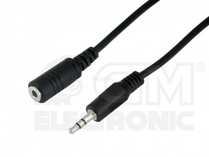 Prodlužovací kabel Jack 3,5mm(M)/Jack 3,5mm(F), 1m VIGAN (VPK-084 )