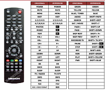 Medion MD28004 náhradní dálkový ovladač jiného vzhledu
