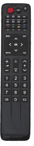 Orion universal remote control for LCD TV without the need for programming