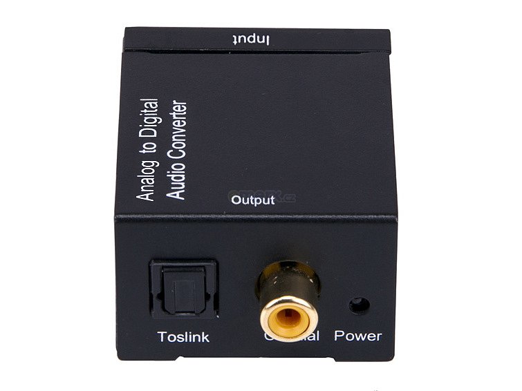 Elektronický převodník Stereo audio převodník na Digital Coax/ Toslink (PETATD)
