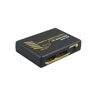 Elektronický převodník HDMI 4×1 Mini Switch s Full 3D a 4Kx2K (300MHz), PIP (4PET0401M)
