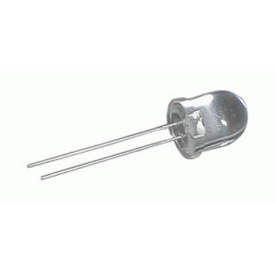 LED 10mm bila 15000mcd/30° cira