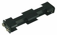 Pouzdro baterie R6x4 za sebou,nad