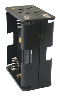 Pouzdro baterie R6x6 vedle, nad
