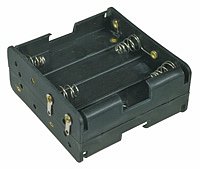 Pouzdro baterie R6x8 vedle, nad