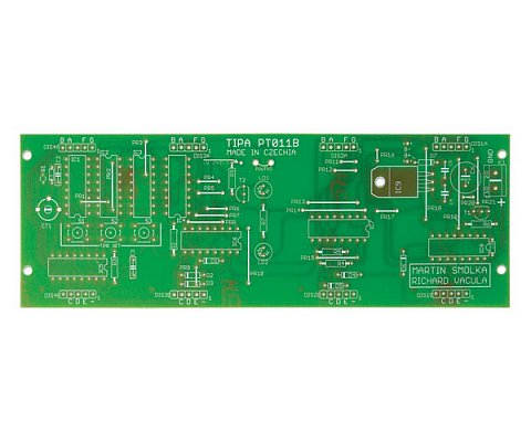 Plošný spoj PT011B CMOS digitální hodiny s volitelnými LED displeji