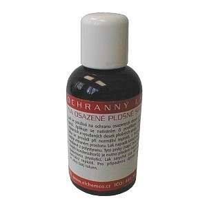 Lak ochranný na osazené plošné spoje ELCHEMCO 50ml zelený