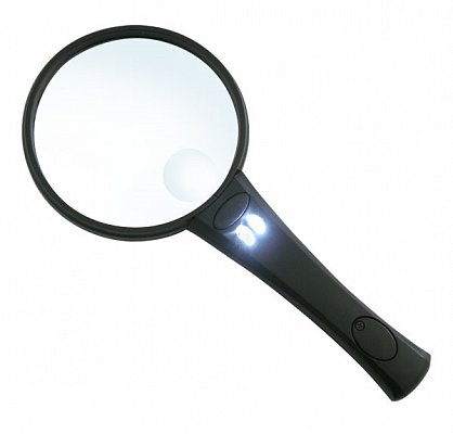 Lupa ruční s osvětlením LED