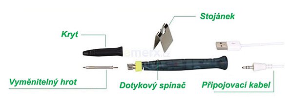 Pájka ZD-20U USB