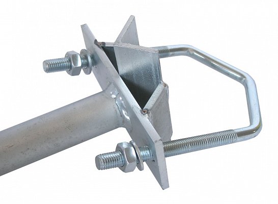 Anténní držák síta 25 na stožár s vinklem průměr trubky 28mm výška 60cm