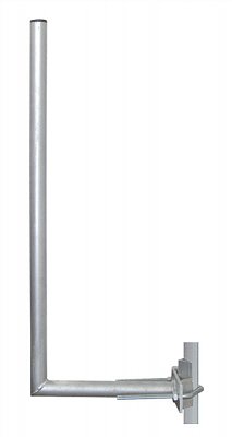 Anténní držák síta 25 na stožár s vinklem průměr trubky 28mm výška 60cm