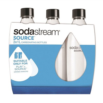 Sodastream láhev SOURCE/PLAY 3Pack 1l černá