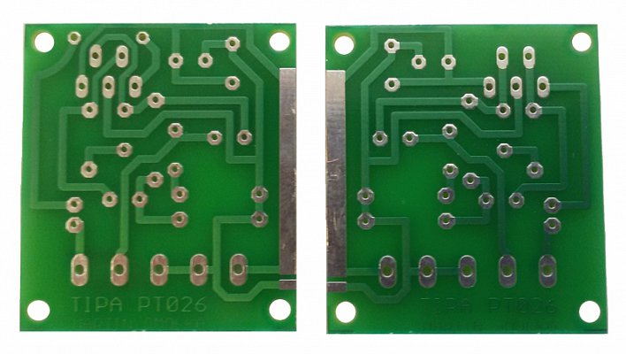 Plošný spoj PT026S Integrovaný zesilovač 2x10W