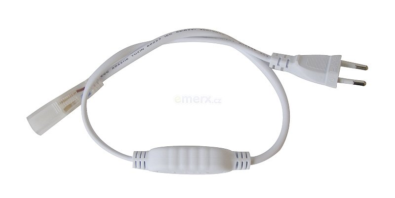 Flexo šňůra PVC pro LED pásek 5050, 230V, 3m