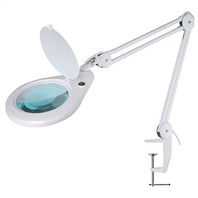 Lupa stolní kulatá ( svorka ) 5diop. SMD LED( 84x) 8062D3