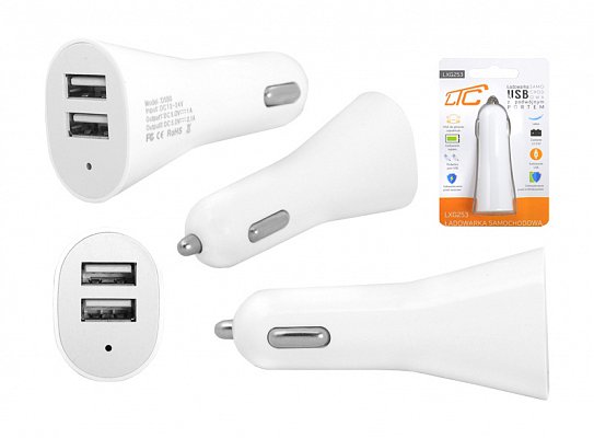 Nabíječka do auta LTC USB 2x 2.1A