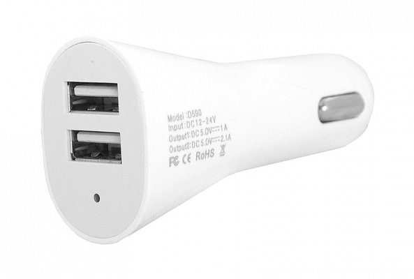 Nabíječka do auta LTC USB 2x 2.1A