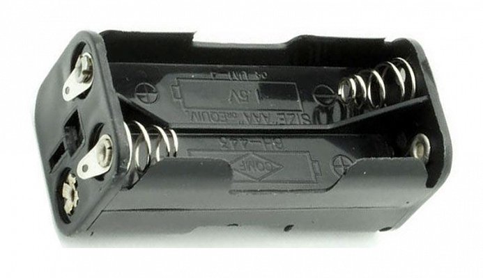 Držák baterie 4xR03/AAA/UM4 s pájecími očky