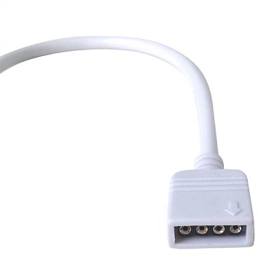 Kabelová propojka RGB CLIP-zásuvka 4-Pin 10 mm, délka 15cm