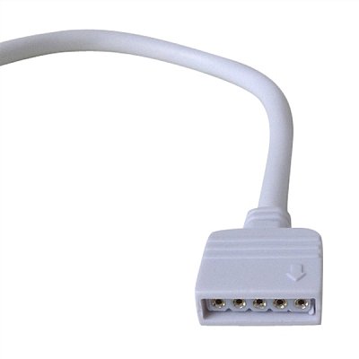Kabelová propojka RGBW CLIP-zásuvka 5-Pin 10 mm, délka 15cm