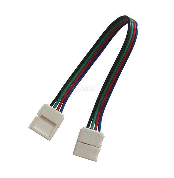Spojka nepájivá pro RGB LED pásky 5050 30,60LED/m o šířce 10mm s vodičem, voděodolný IP68