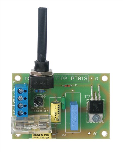 Stavebnice PT019 Triakový regulátor výkonu 230V/12A (modul)