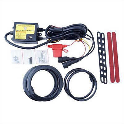 Světla pro denní svícení 4 HIGH POWER LED 12V/24V (kulatá 70 mm)