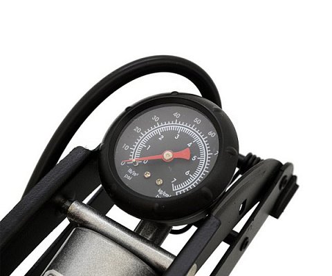 Hustilka nožní s manometrem jednopístová TÜV/GS 1x120mm